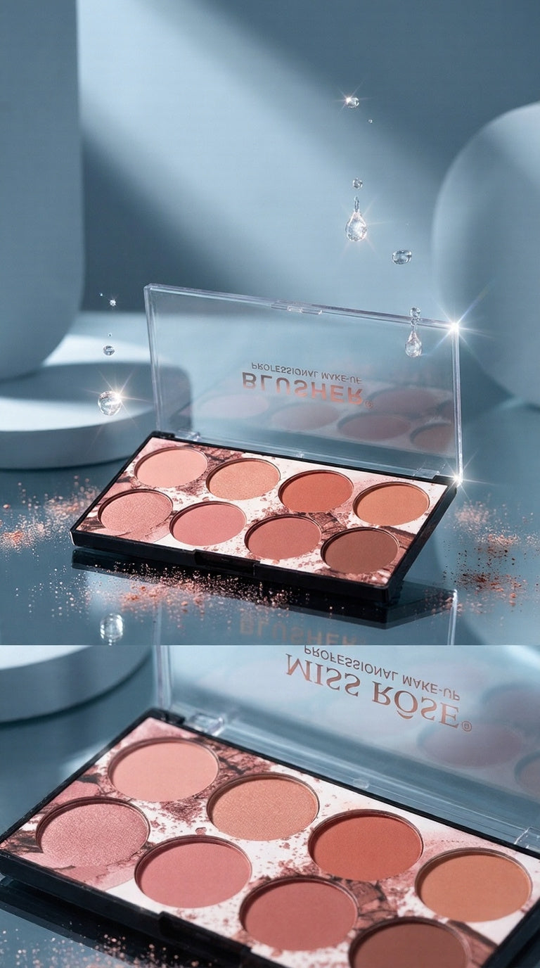 Miss Rose Blusher Kit 8 Color