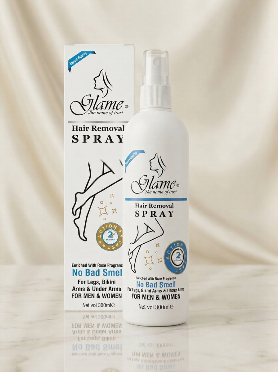 Glame Hair Removal Spray – Fast & Gentle Hair Removal for Men & Women