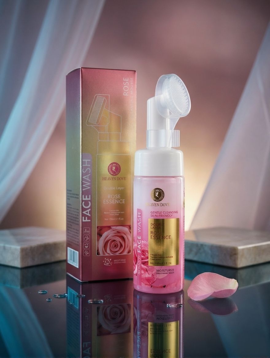 Heaven Dove Rose Essence Face Wash