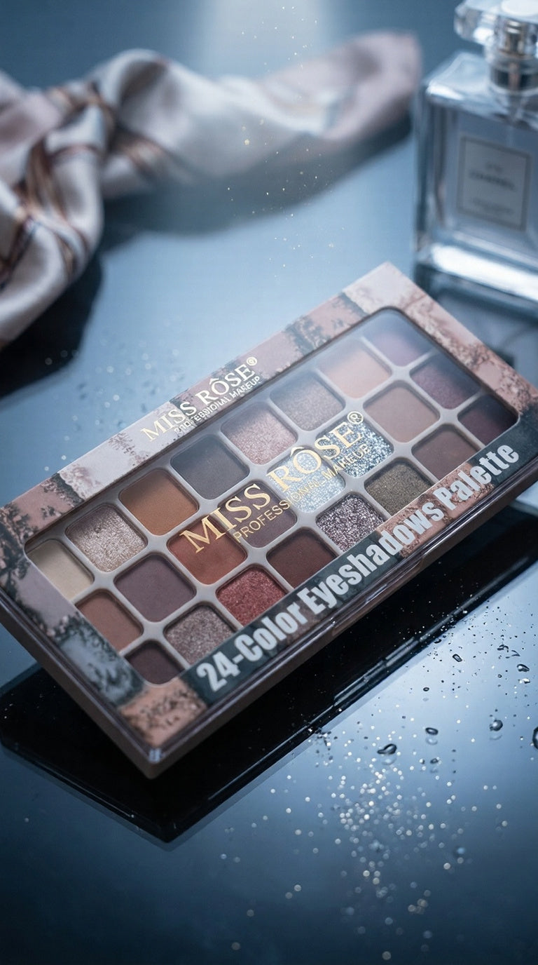 Miss Rose 24 delicate colors eyeshadow palette